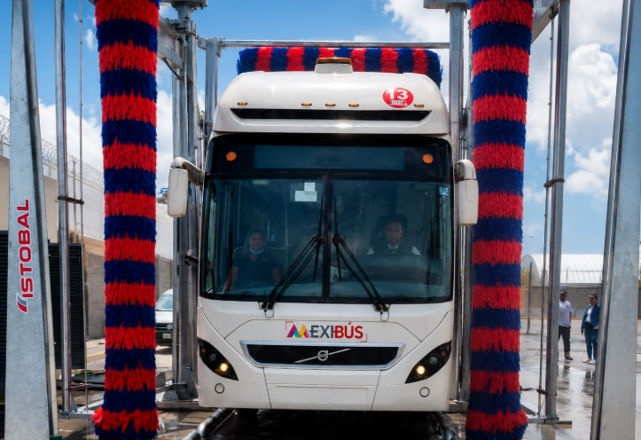 lavado de buses